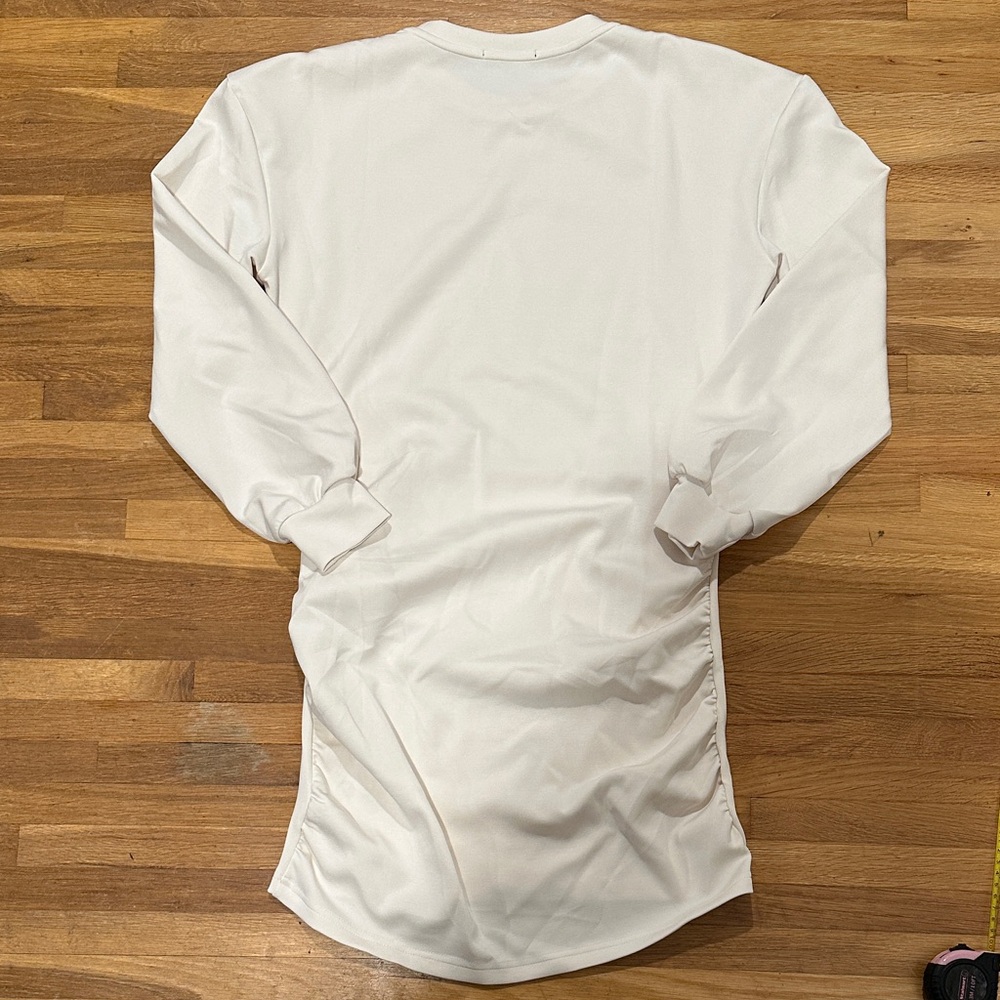 *last chance* Lulus | Women’s White Long Sleeve Dress - Picture 9 of 10